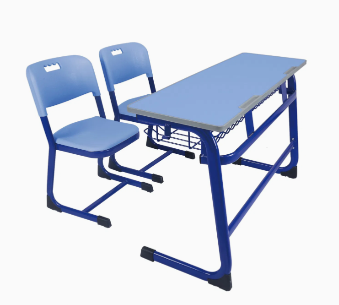 KAD035 School Classroom Double Study Desk and Chair