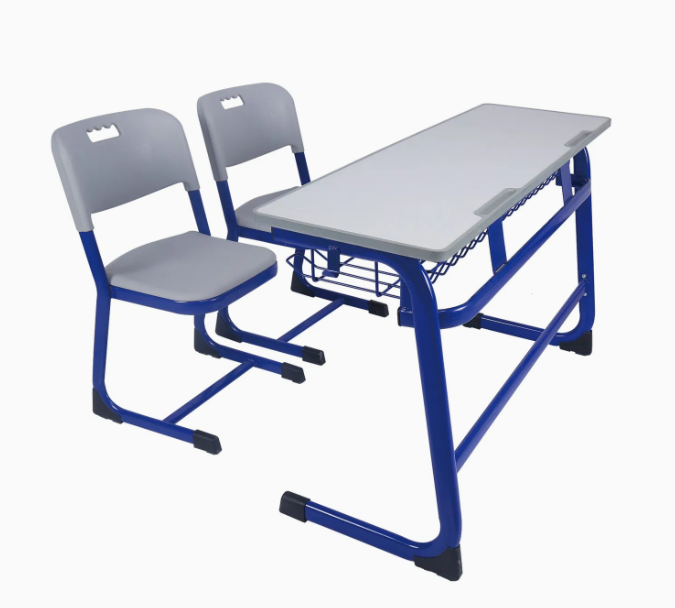 KAD035 School Classroom Double Study Desk and Chair