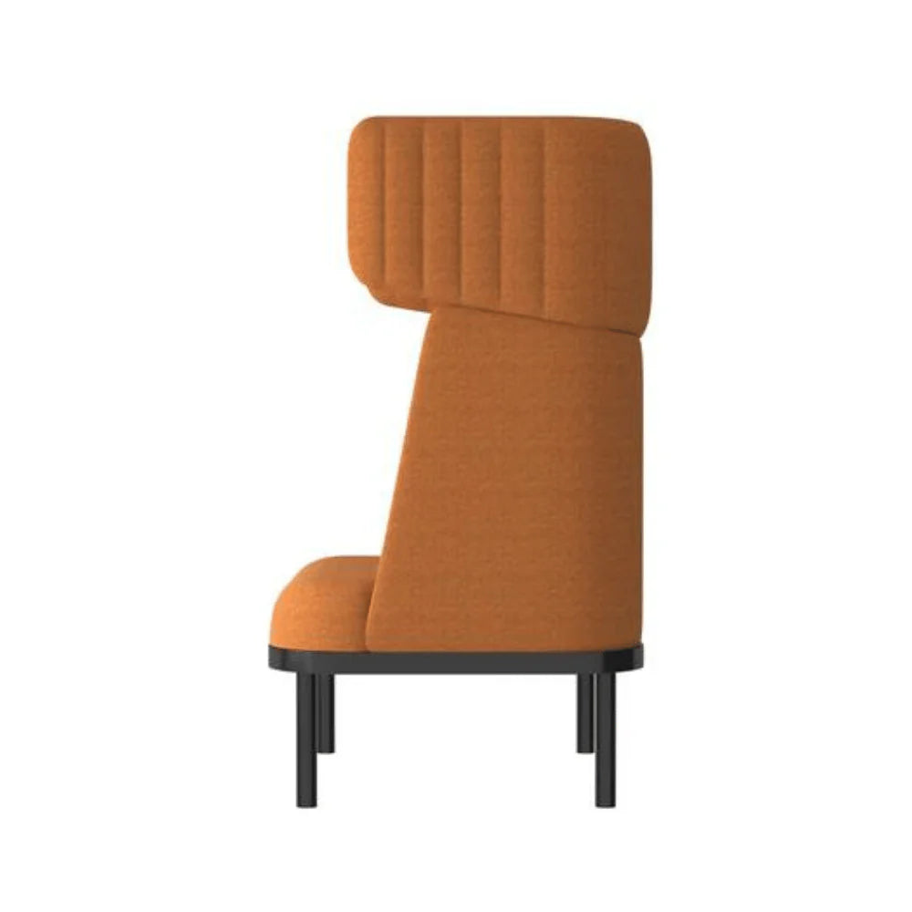 ST041 Fabio single high back office combing