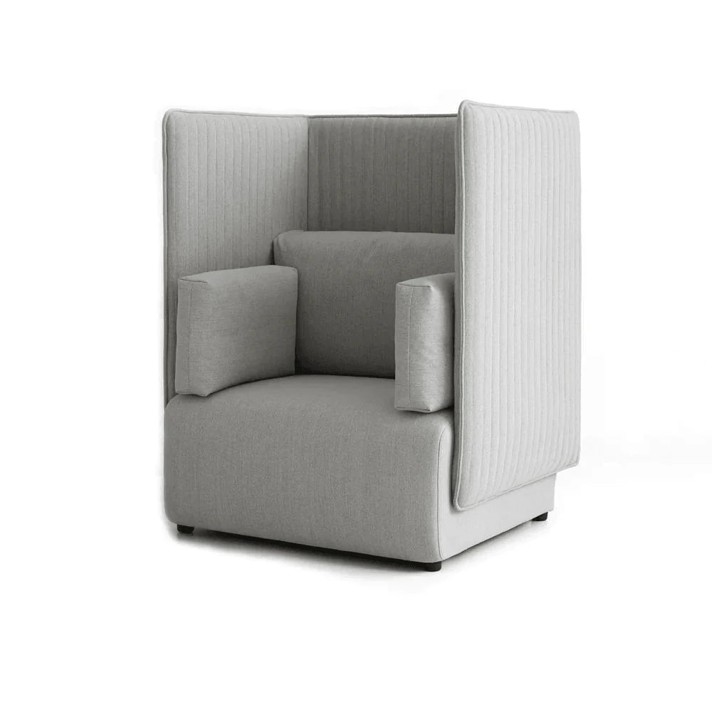 ST086 Laura Fabric Soundproof High-Back Office Sofa