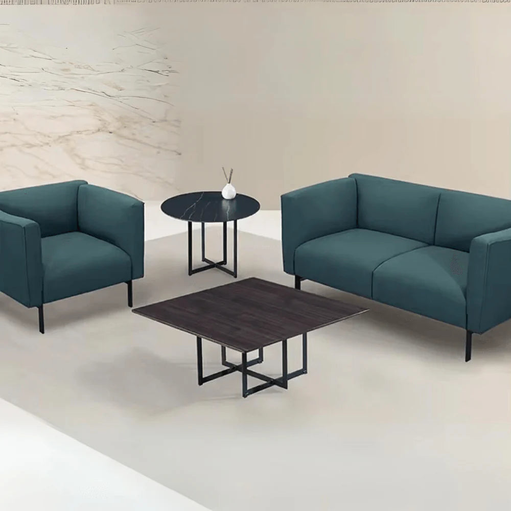 ST031-3 Bread Two-Seat Stylish Fabric Office Sofa