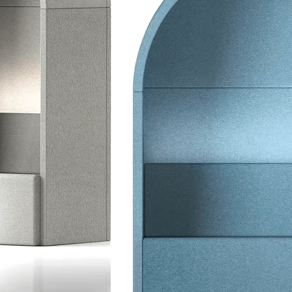 ST050 Alonzo Two-seat fabric soundproofing high back combing