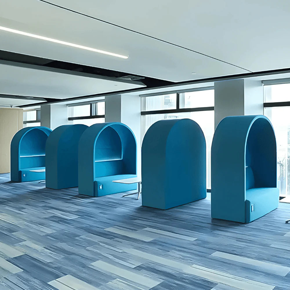 ST050 Alonzo Two-seat fabric soundproofing high back combing