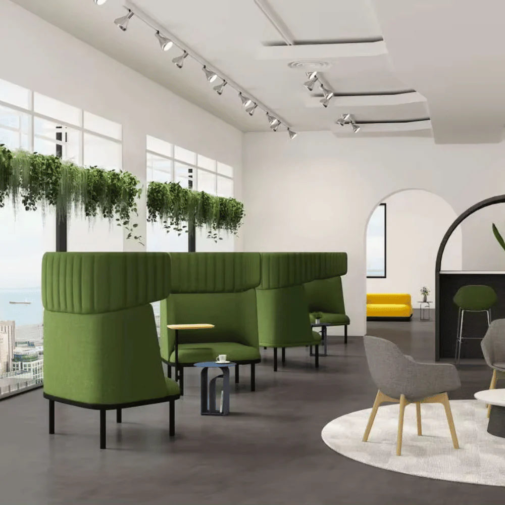 ST084-2 Fabio Two-seat high-back soundproof sofa (contact for discussion)