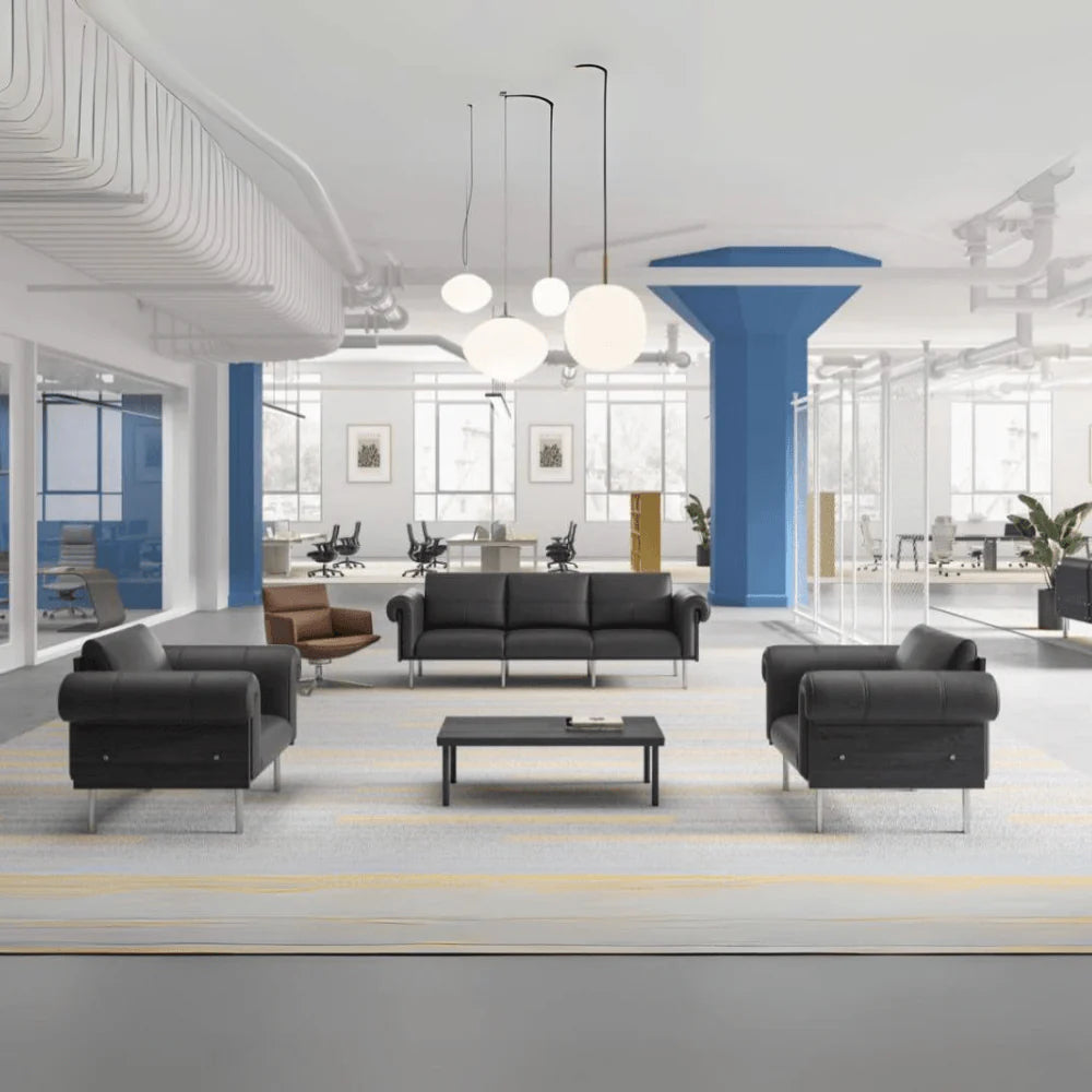 ST040-3 Saddle 三座位經典商務皮革梳化