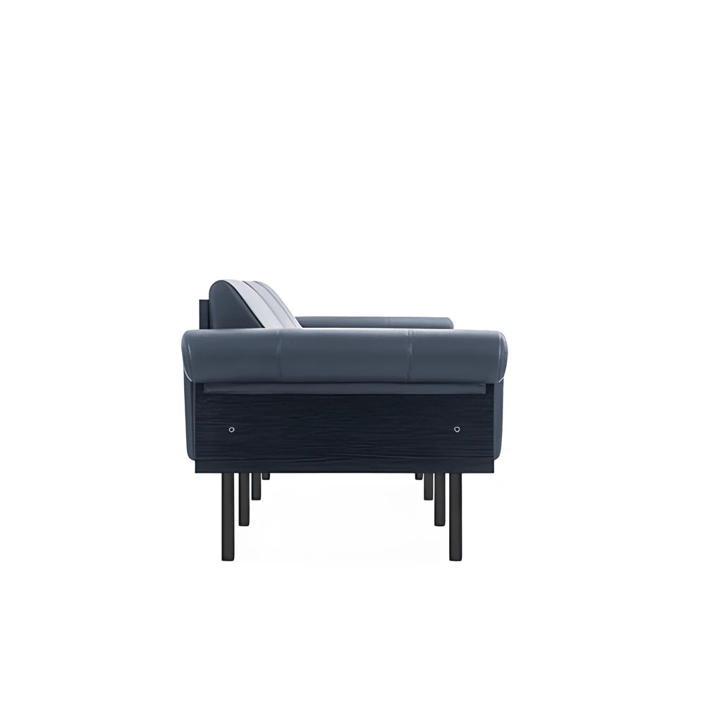 ST040-3 Saddle Three-Seat Classic Business Leather Sofa