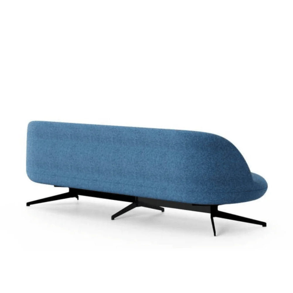 ST057 Danteo three-seat fabric curved office combing