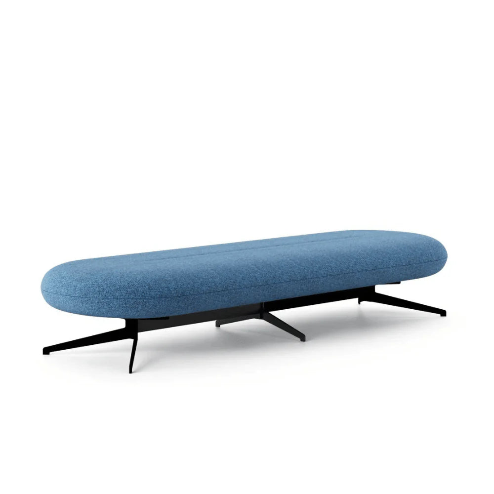 ST057 Danteo three-seat fabric curved office combing