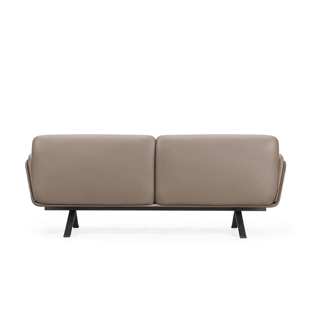 ST038-3 Club: Three-seat luxury faux leather sofa