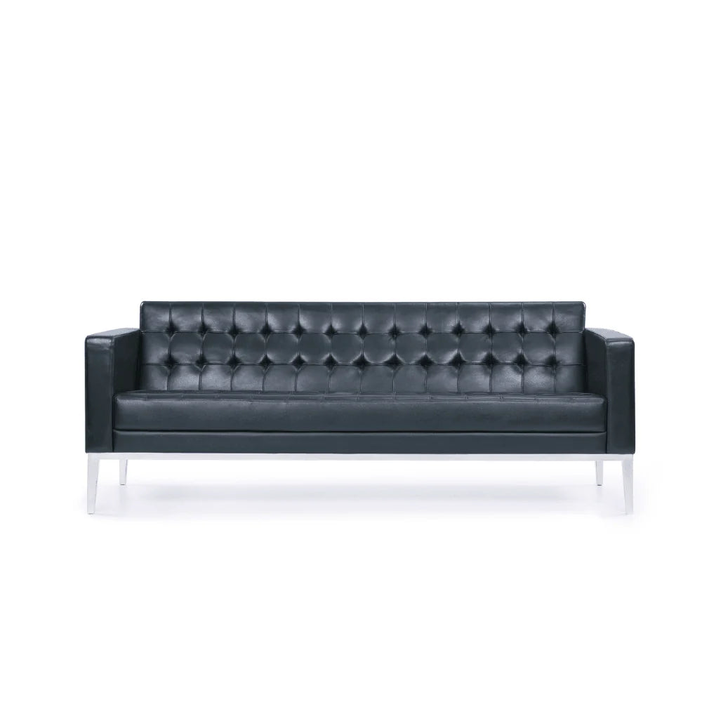 ST053-3 Giosu Three-Seater Classic Leather Office Sofa