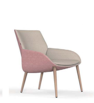 KSY057 Pelle Fabric Office Leisure Armchair