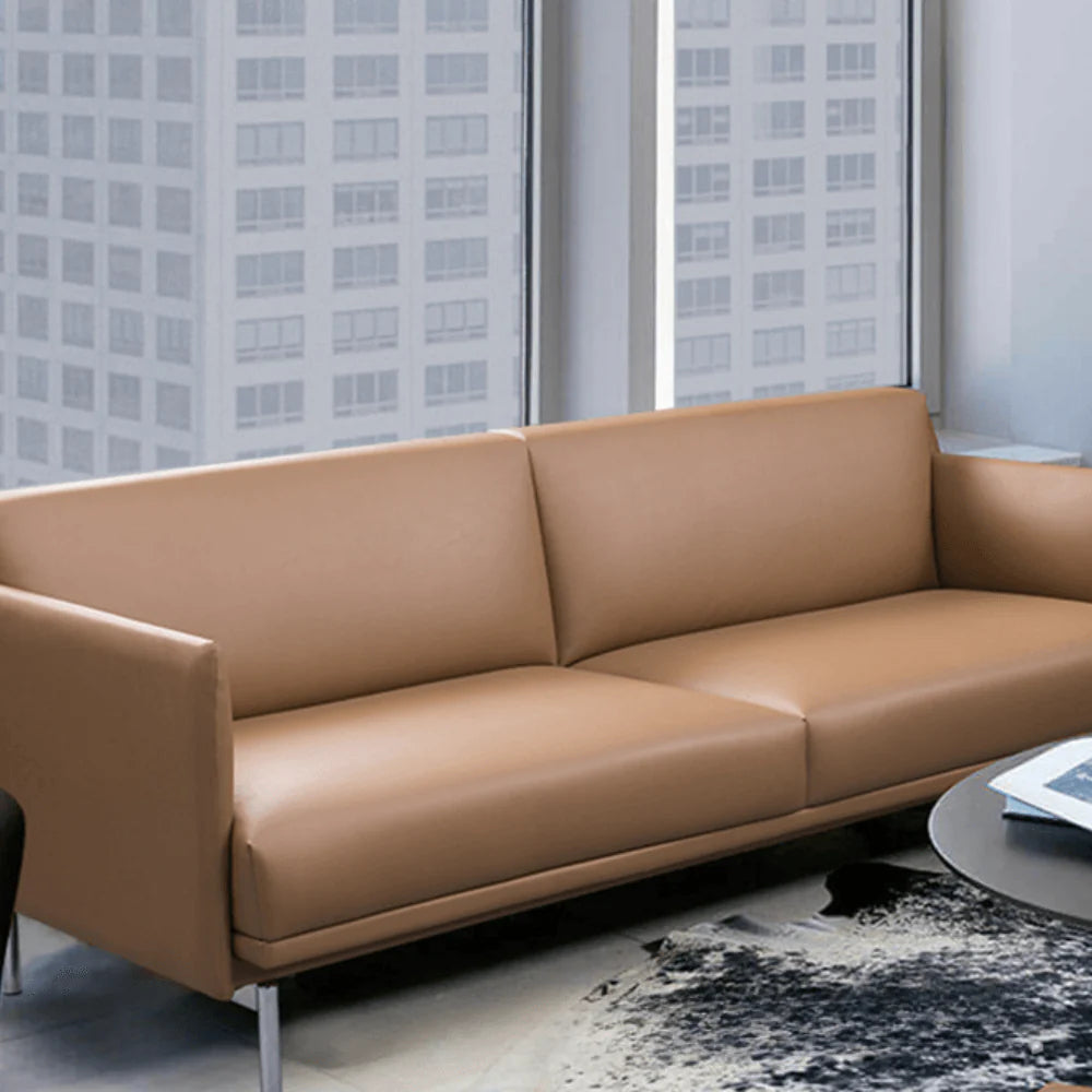 ST063-3 Etna Three-Seater Luxury Faux Leather Sofa
