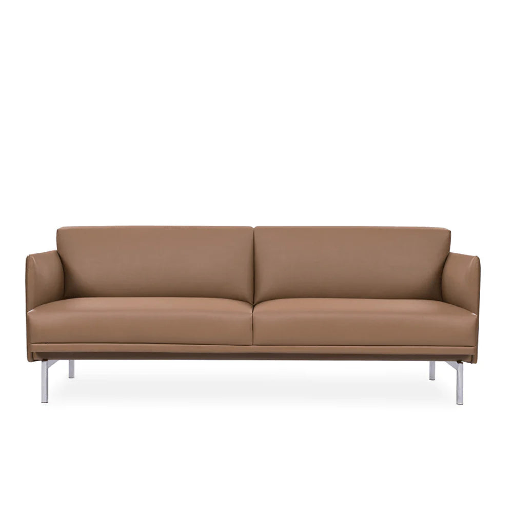 ST063-3 Etna Three-Seater Luxury Faux Leather Sofa