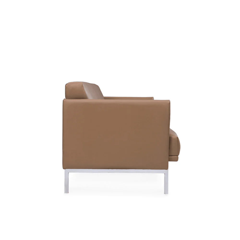 ST063-3 Etna Three-Seater Luxury Faux Leather Sofa