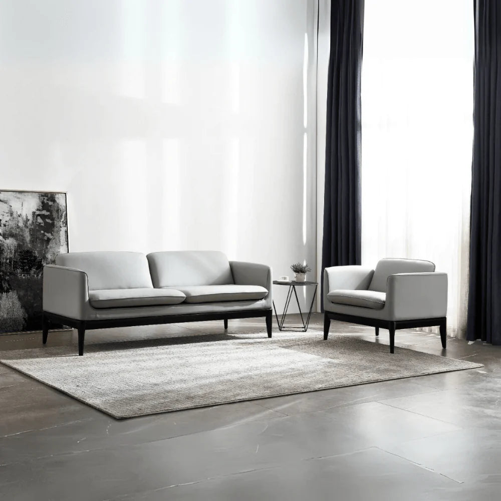 ST034-3 Viola Two-Seat Business Leather Sofa