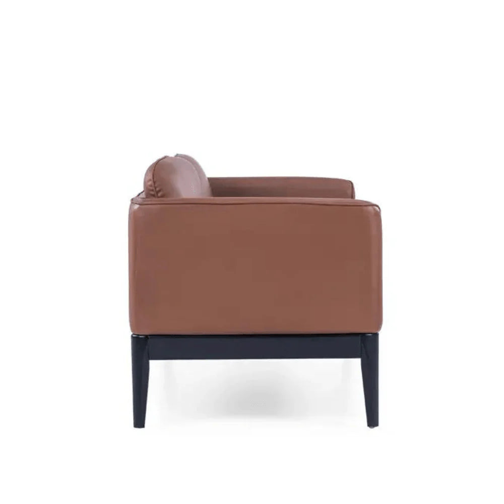 ST034-3 Viola Two-Seat Business Leather Sofa