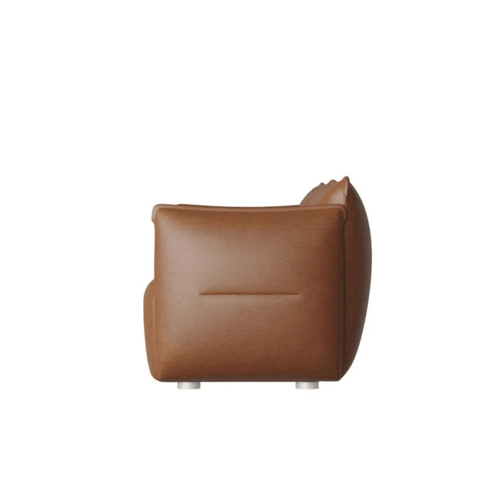 ST070-3 Lotus Three-Seater Luxury Leather Sofa
