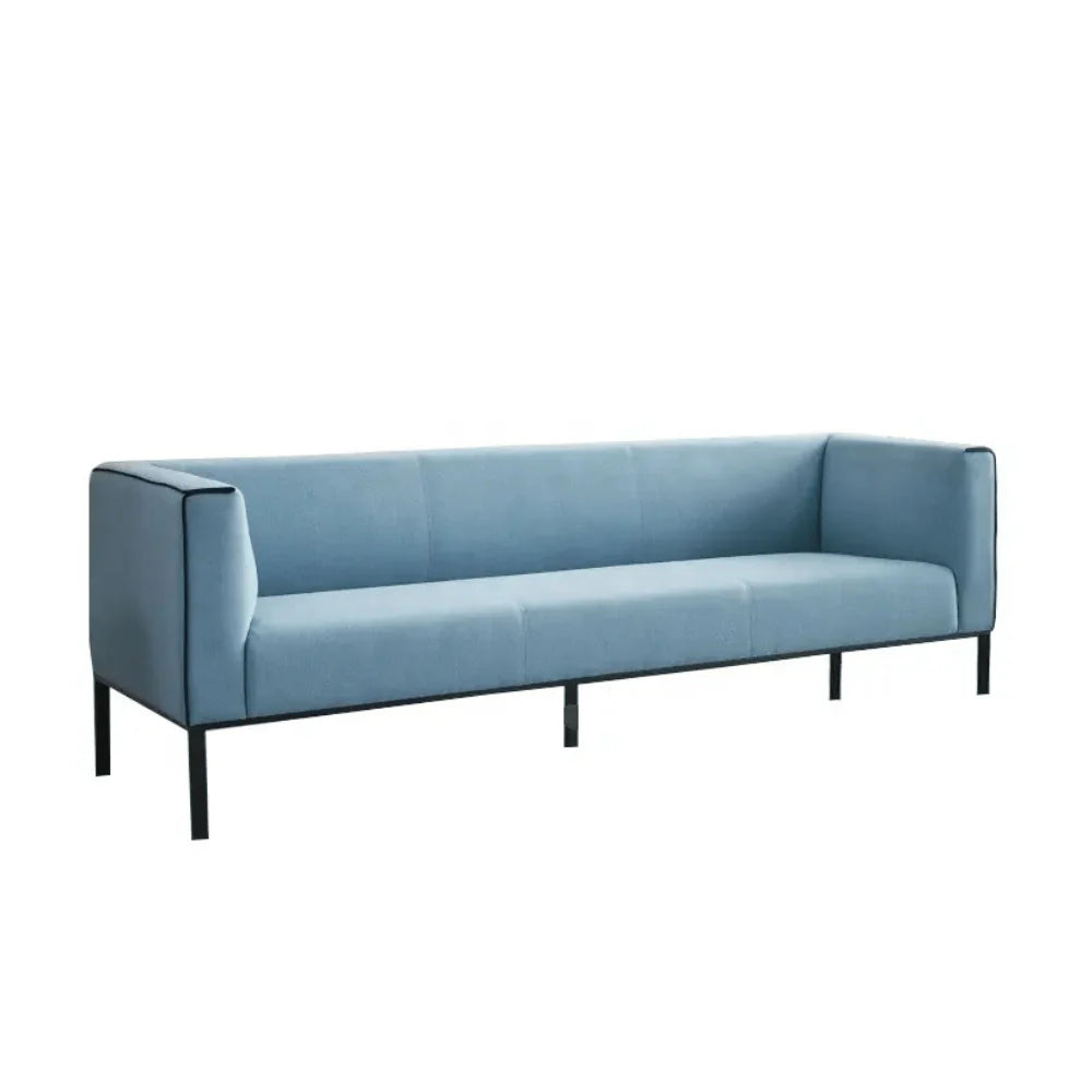 ST078 Mirella three-seat simple fabric business combing