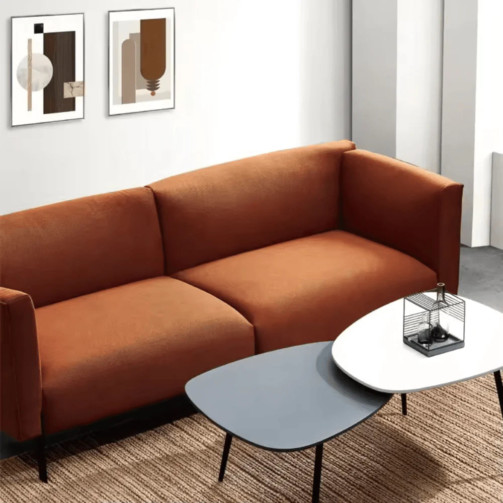 ST092 Livia Three-Seat Fabric Office Sofa