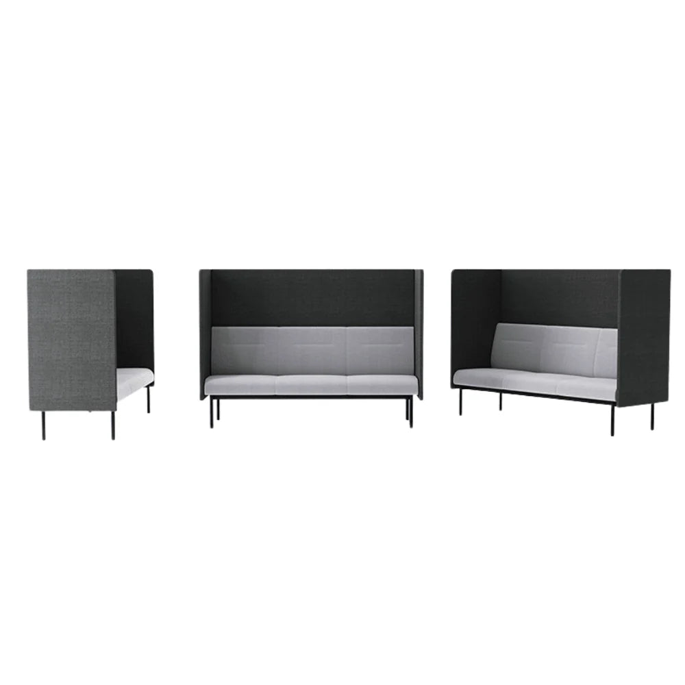 ST082 Cesare Three-seat sound insulation high back combing