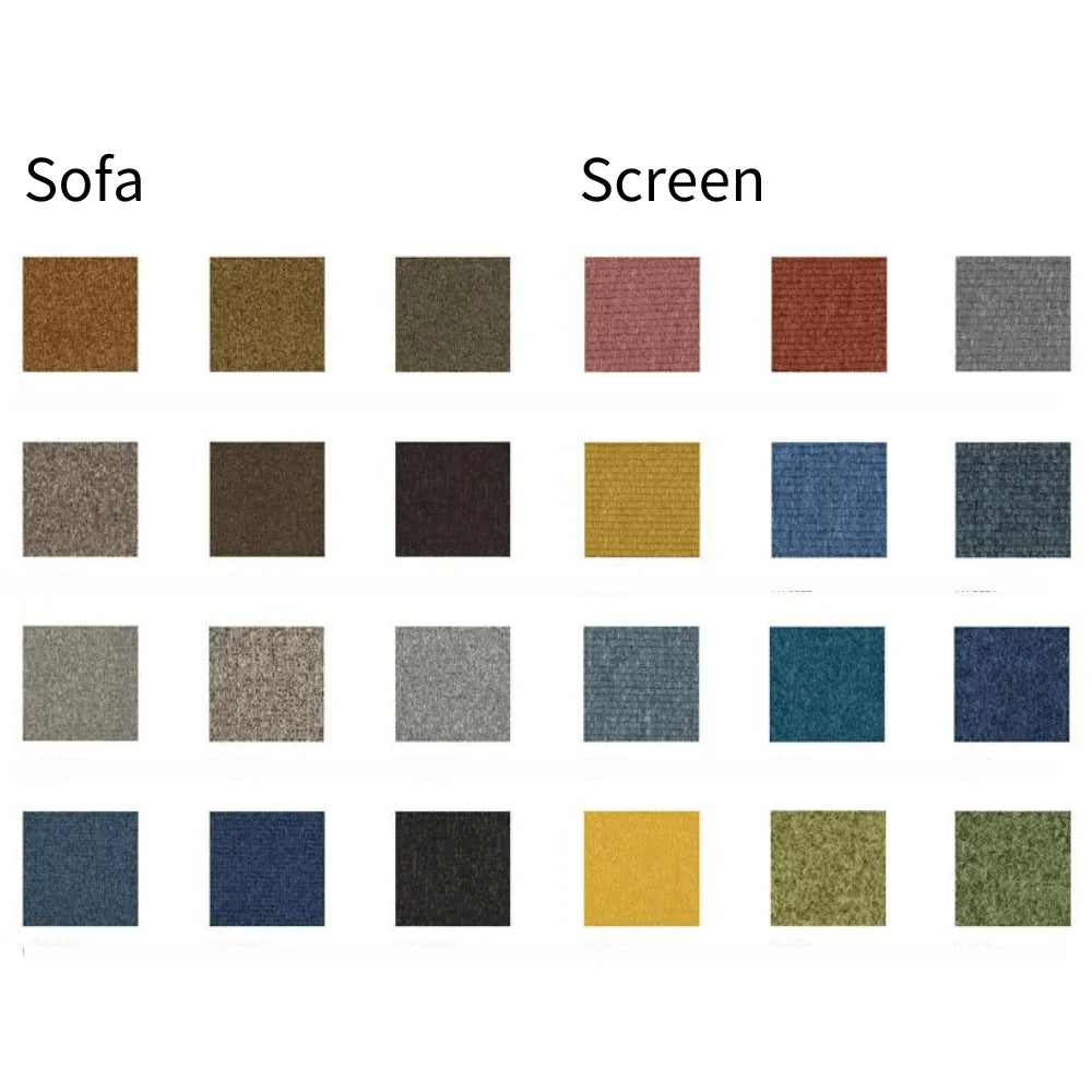 ST082 Cesare Three-seat sound insulation high back combing