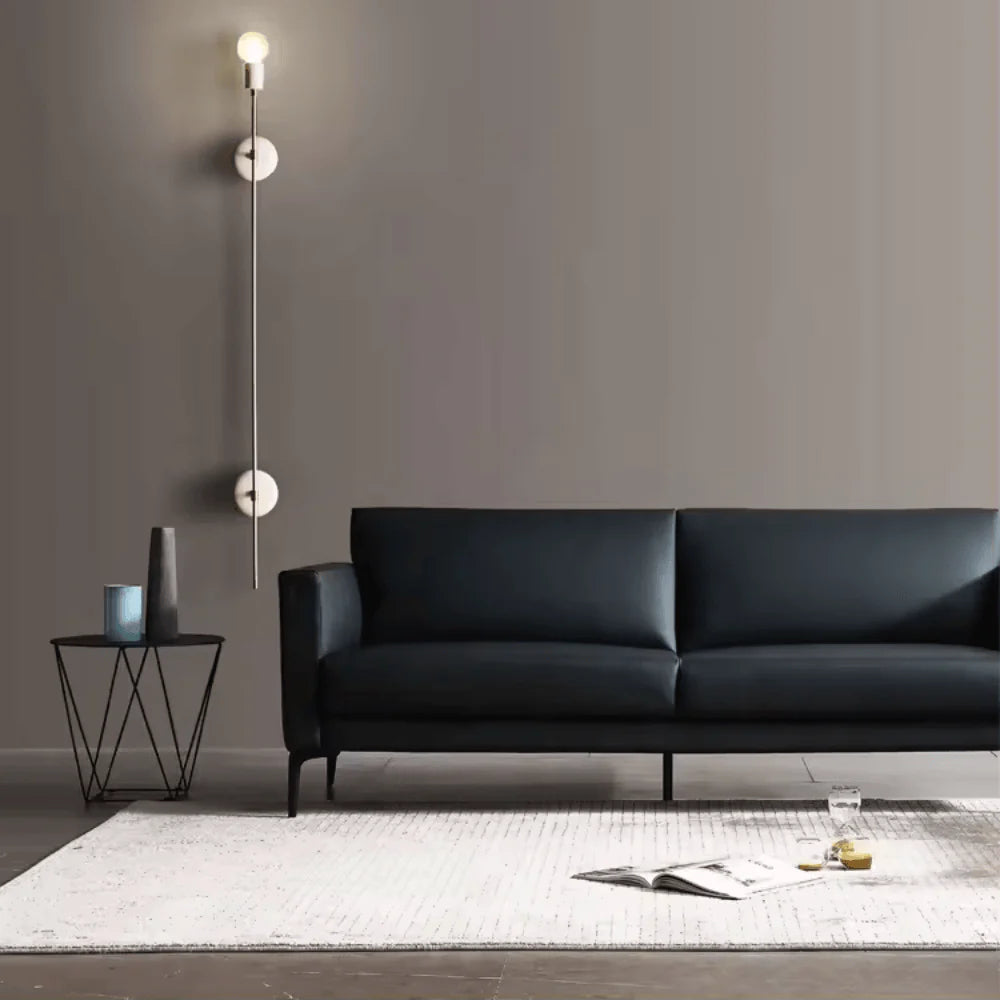 ST084 Tiziano Two-seat office leather combing