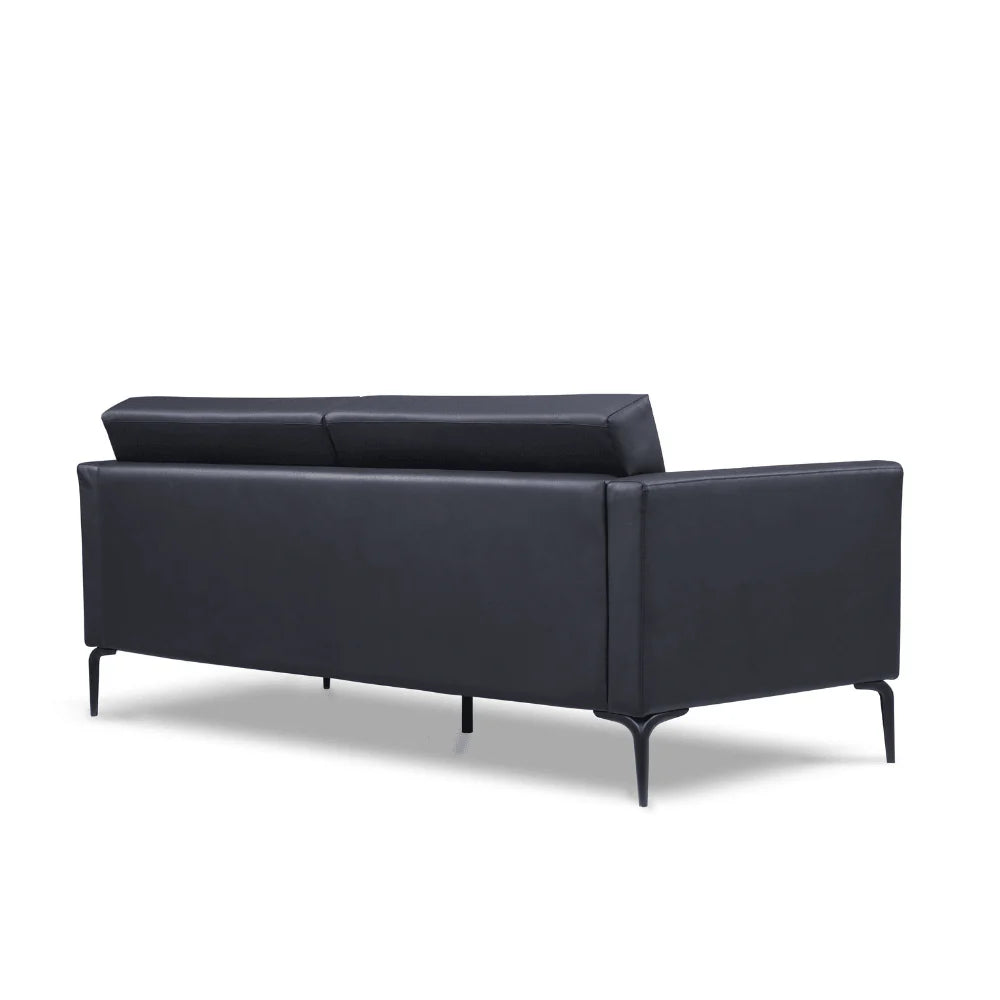 ST084 Tiziano Two-seat office leather combing