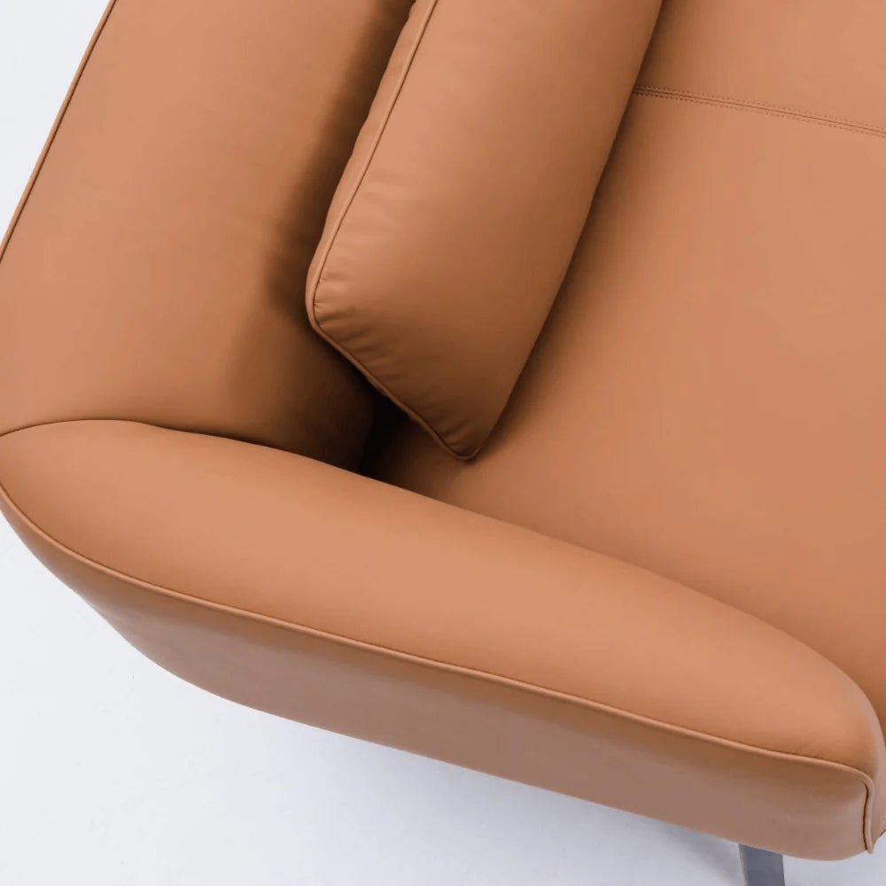 ST076-3 Lea Business Leather Three-Seater Sofa