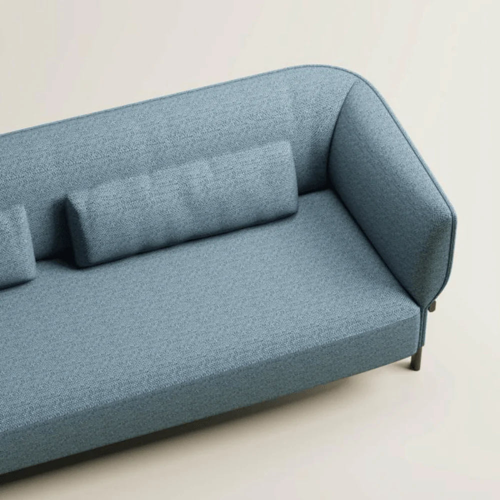 ST076-3 Lea Business Leather Three-Seater Sofa