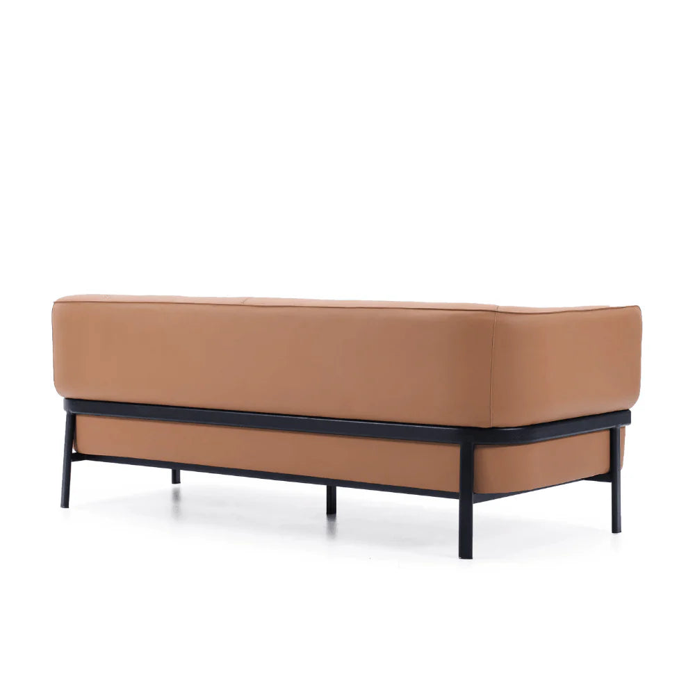 ST076-3 Lea Business Leather Three-Seater Sofa