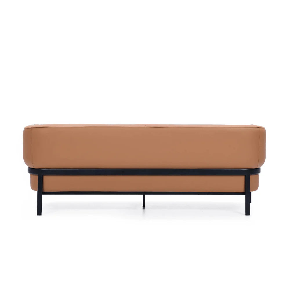 ST076-3 Lea Business Leather Three-Seater Sofa