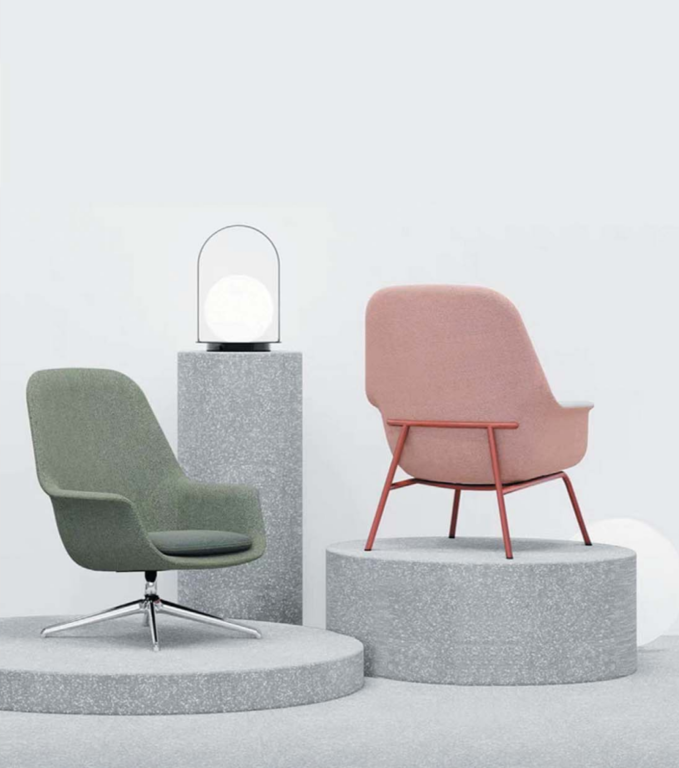 KSY059 Lino 時尚辦公室布藝休閒椅