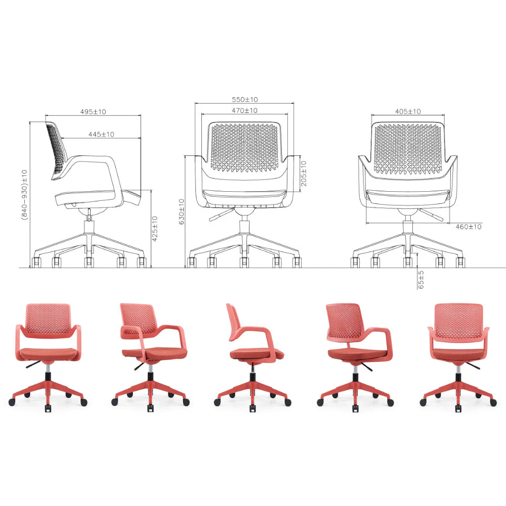 KHB004 Marry  中背人體工學辦公椅電腦椅