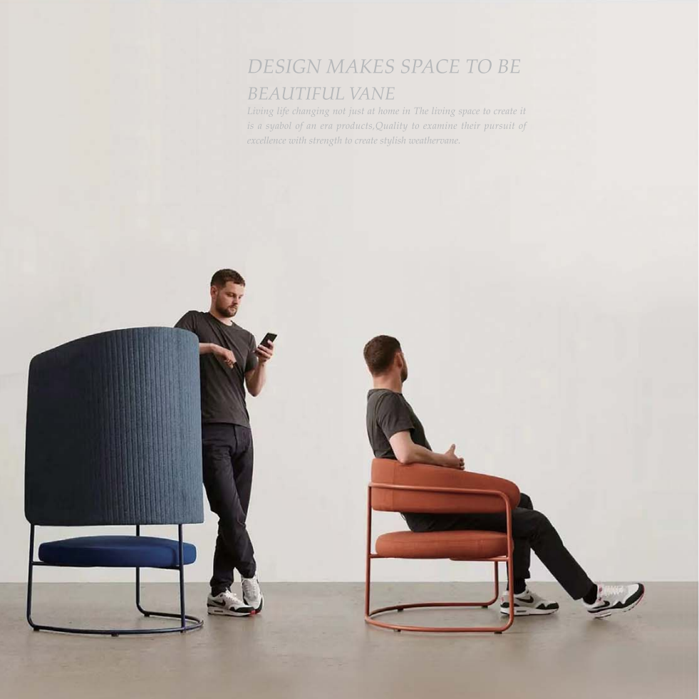 OL111022 高背私隱布藝休閒椅|High Back Privacy Lounge Chair