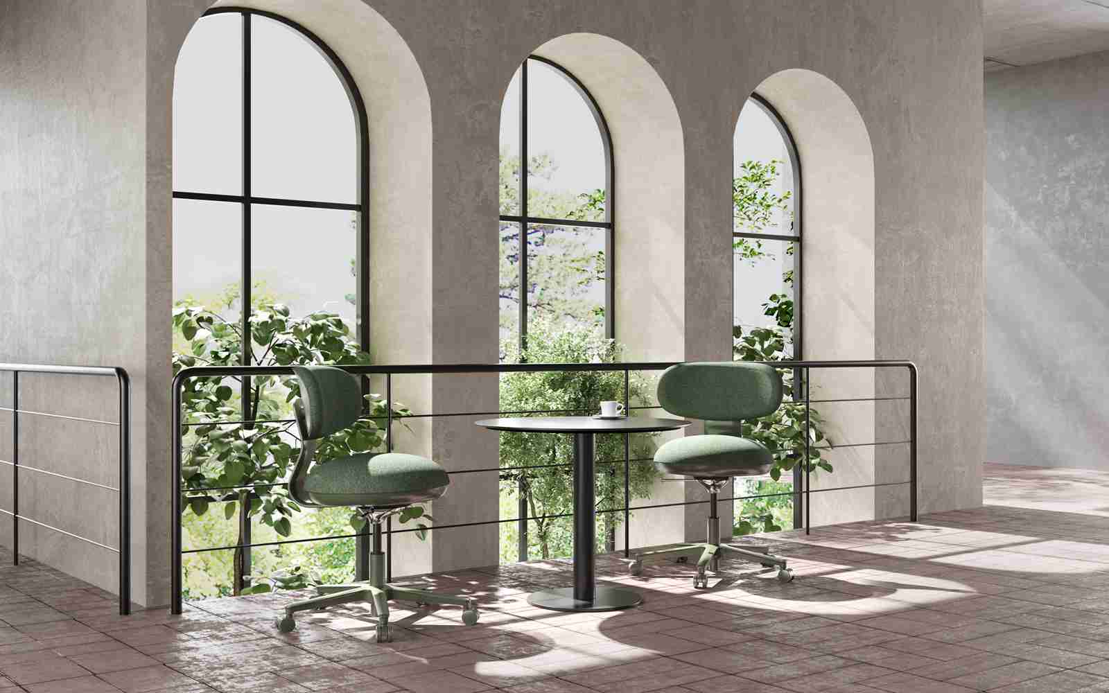 KT-KA Meeting Mesh Armless Meeting Chair