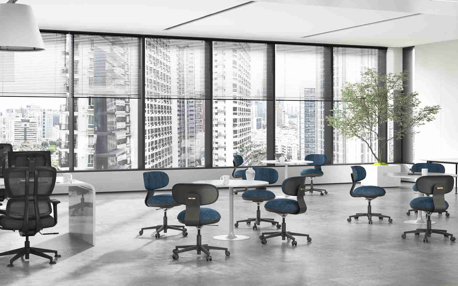 KT-KA Meeting Mesh Armless Meeting Chair
