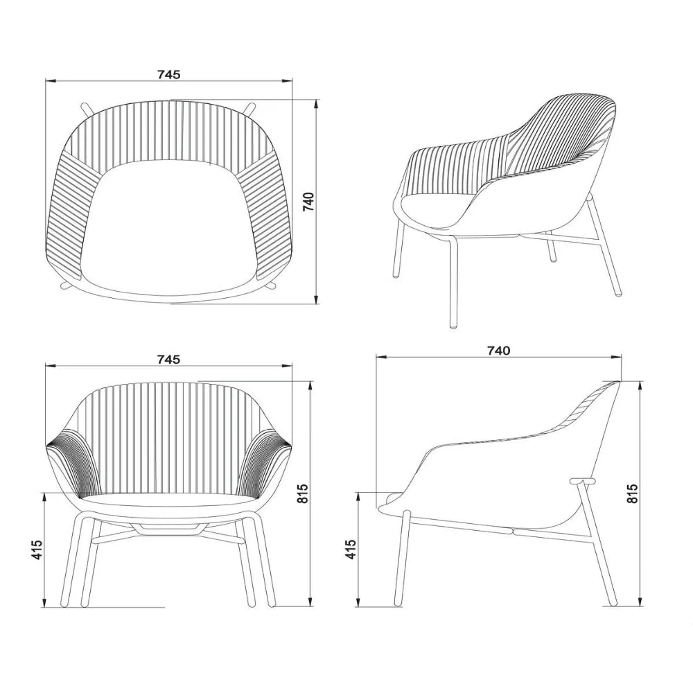 KST048 Ottoman Office Fabric Leisure Armchair
