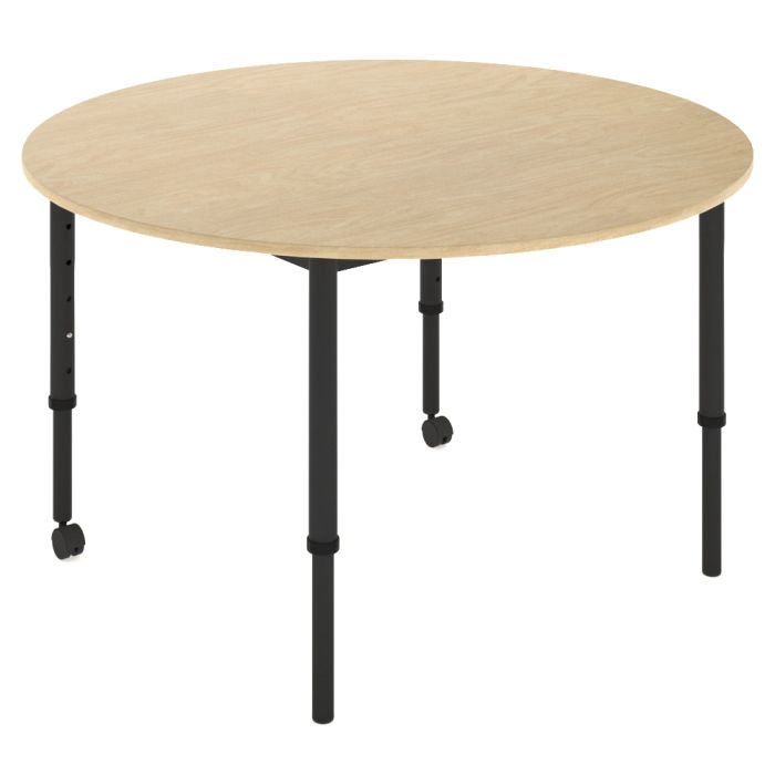 KS054 Crew Round Height Adjustable School Desk