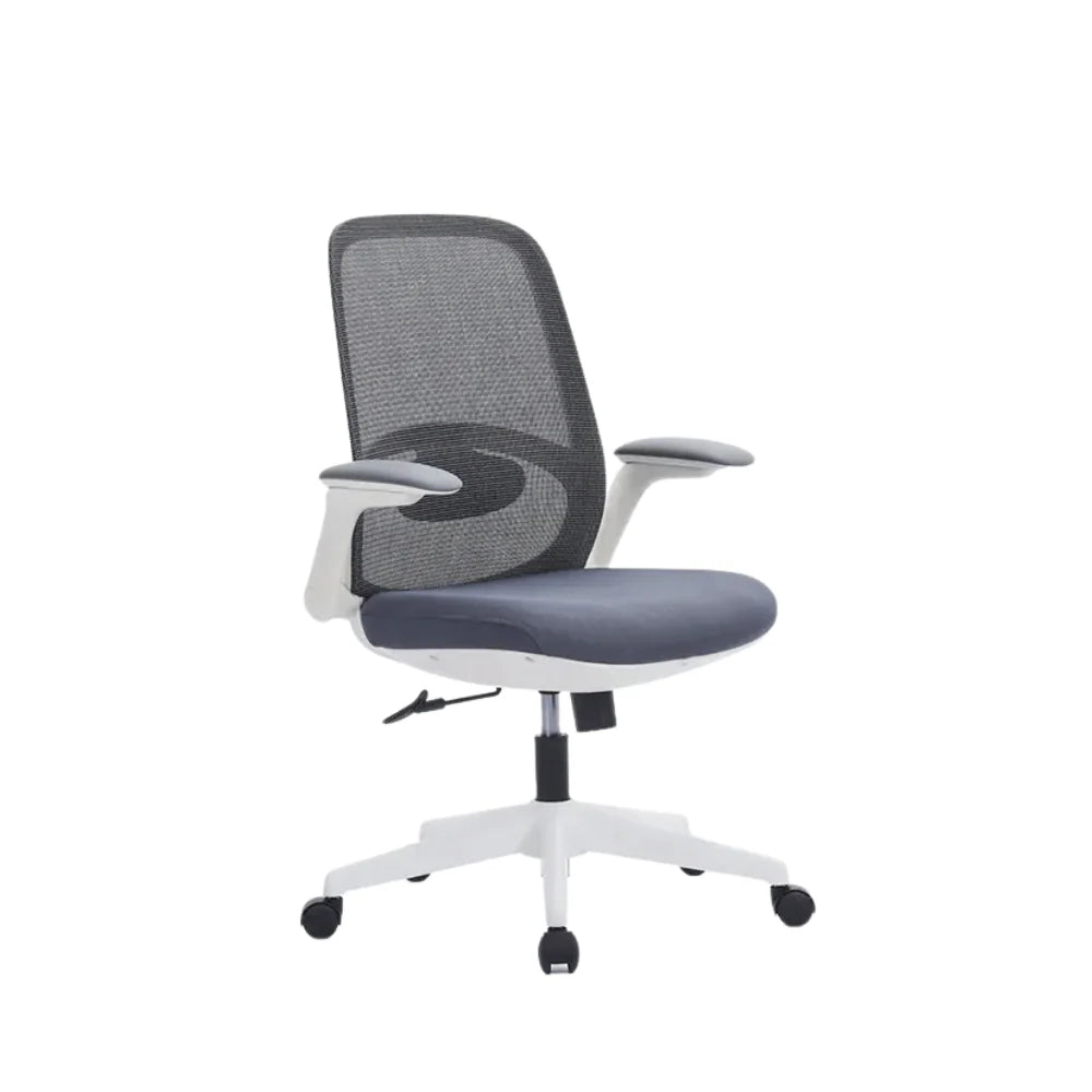 KH-002 L Fly Middle Back Folding Armrests-Ergonomic Office Chair