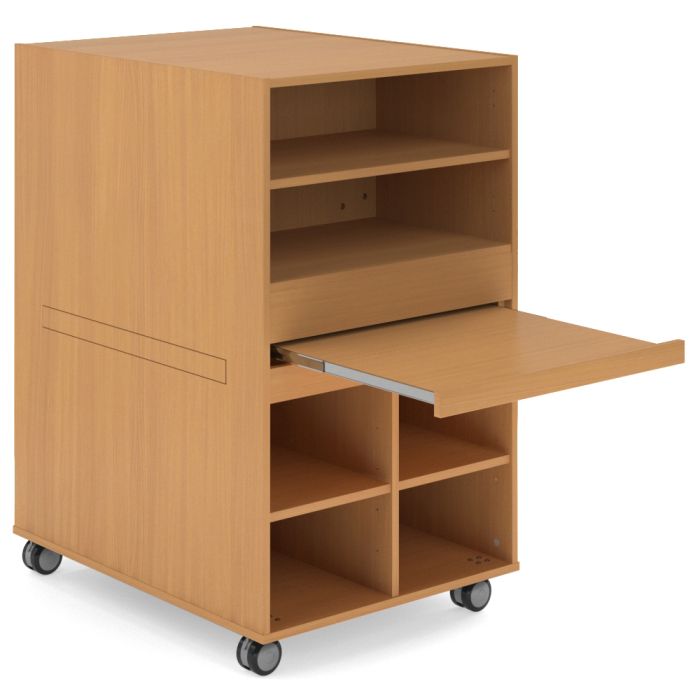 CS017 Gesso School Storage Cabinet