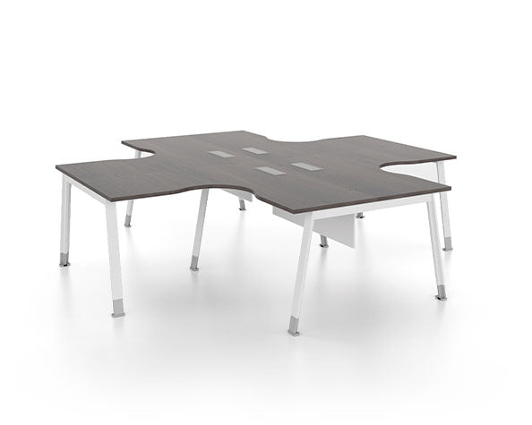 KA16 Noqi Desk with Storage Side Cabinet