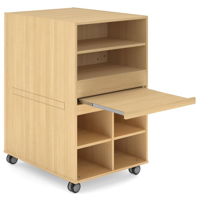 CS017 Gesso School Storage Cabinet