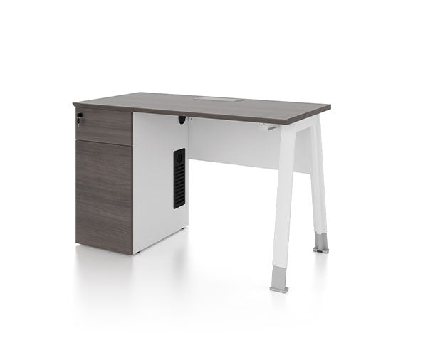 KA16 Noqi Desk with Storage Side Cabinet