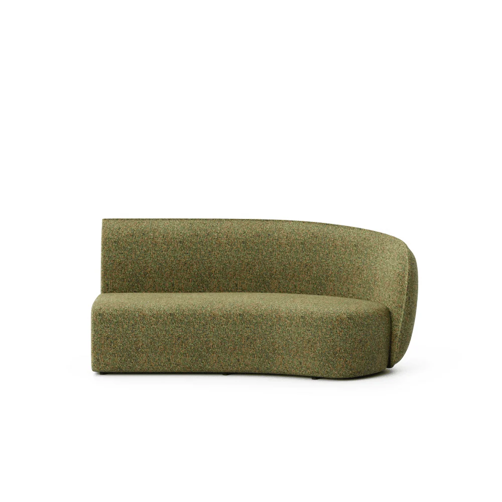 ST093 Palermo Office Fabric Curved Sofa