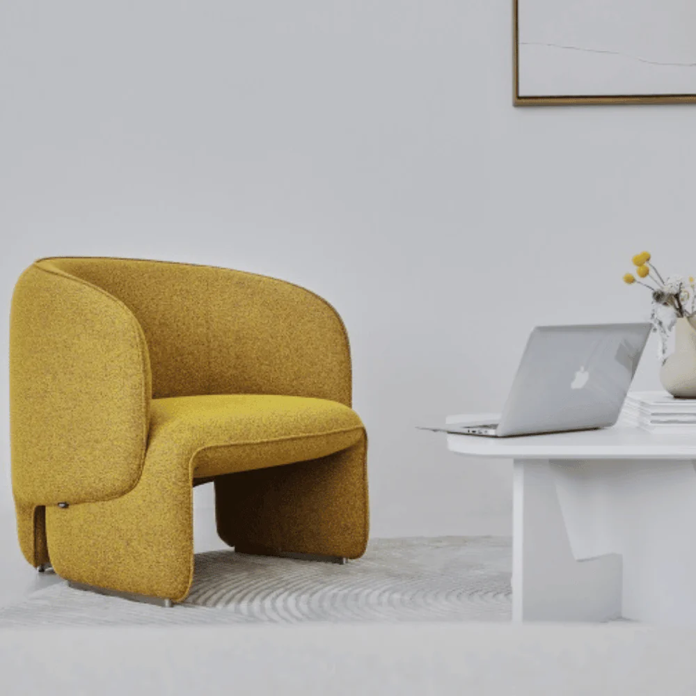 KST053 Sleeper Fabric Leisure Single Sofa Chair