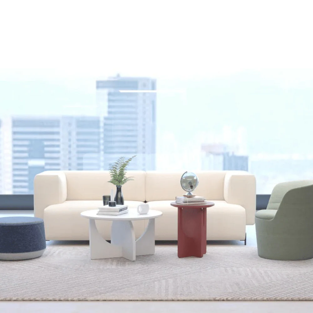 ST096 Bari Office Fabric Modular Sofa