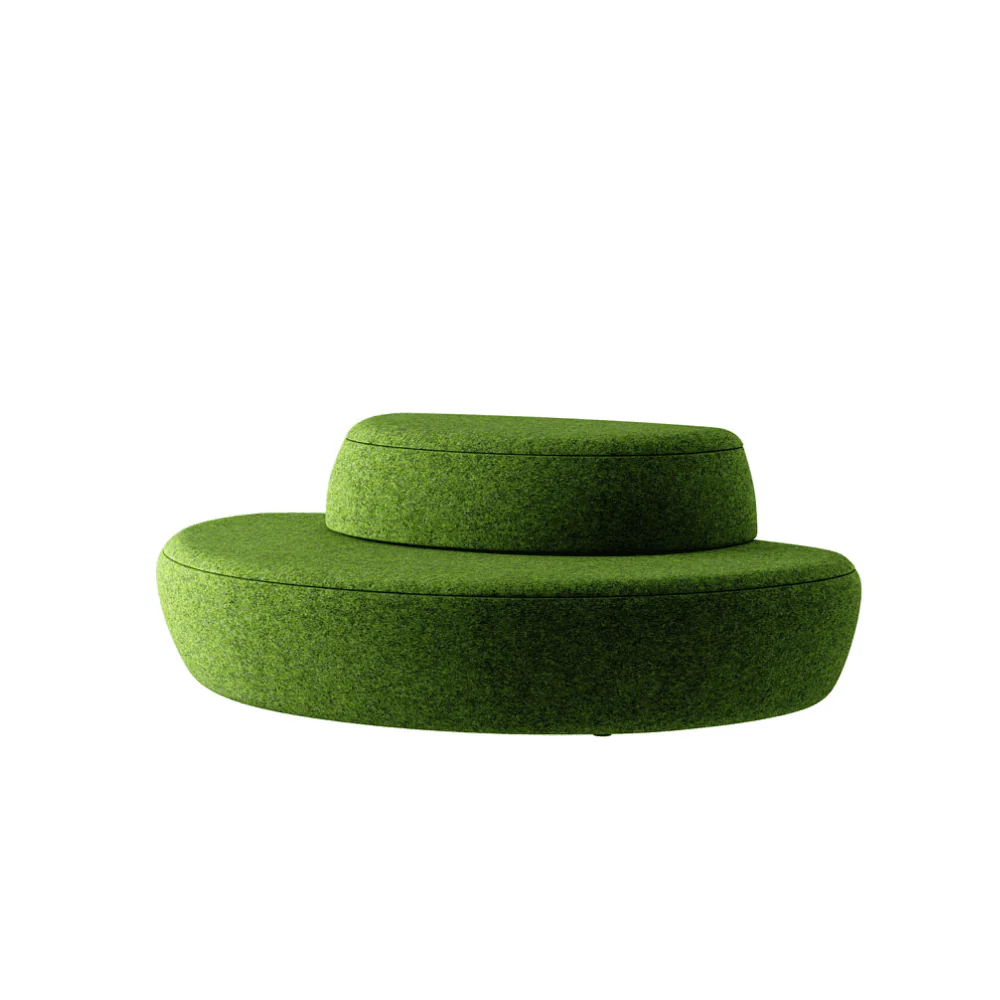 ST094 Siena Office Fabric Round Leisure Modular Sofa