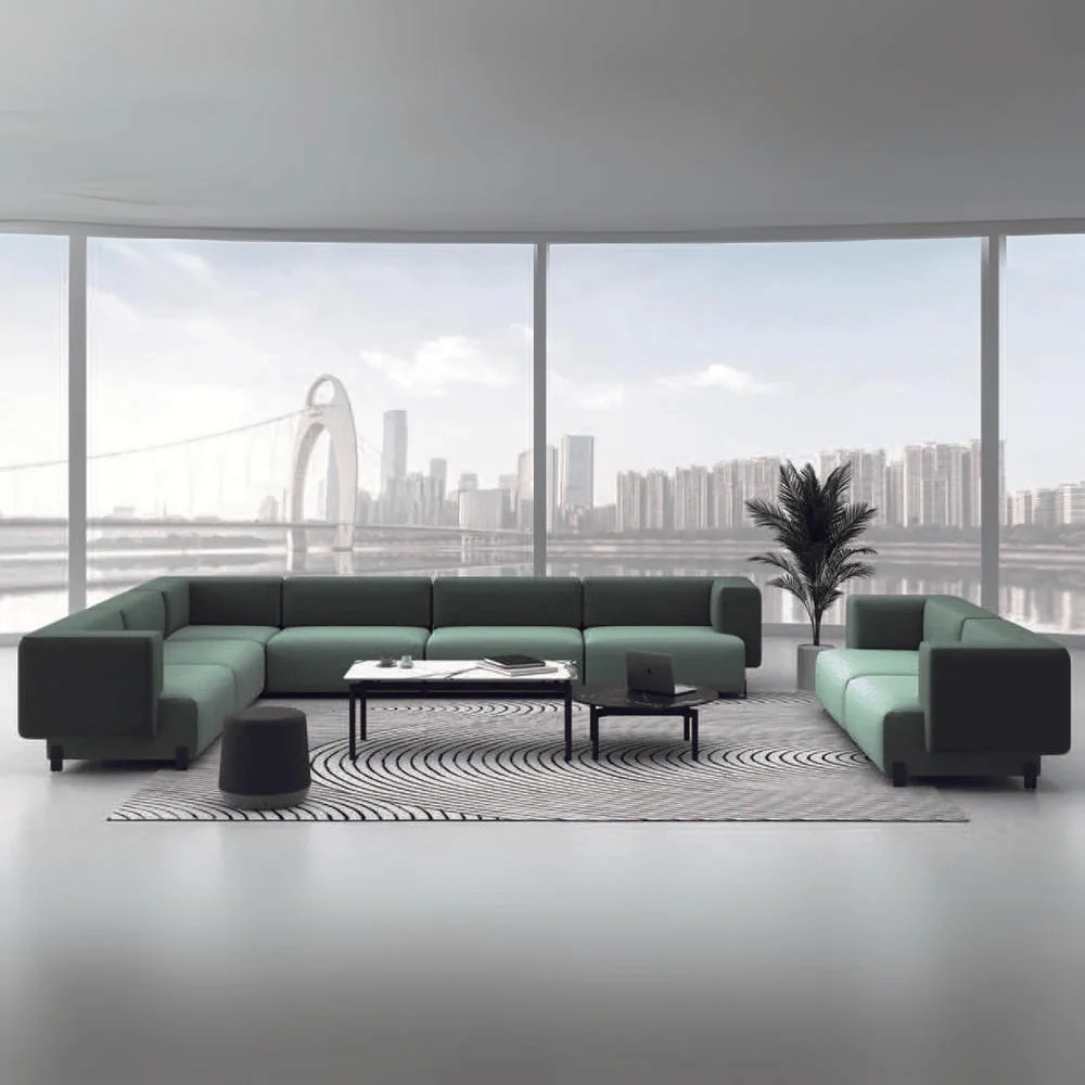 ST096 Bari Office Fabric Modular Sofa