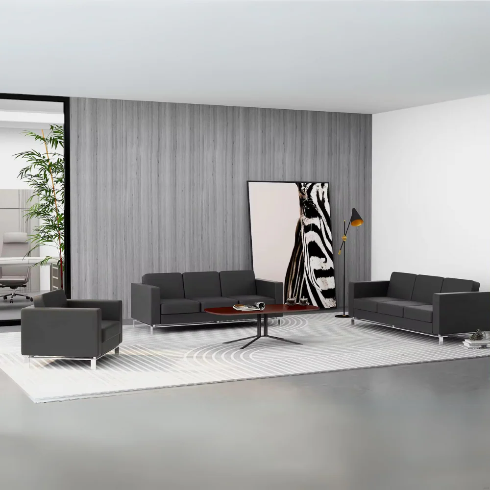 KST073 Florence Leather Office Single Sofa