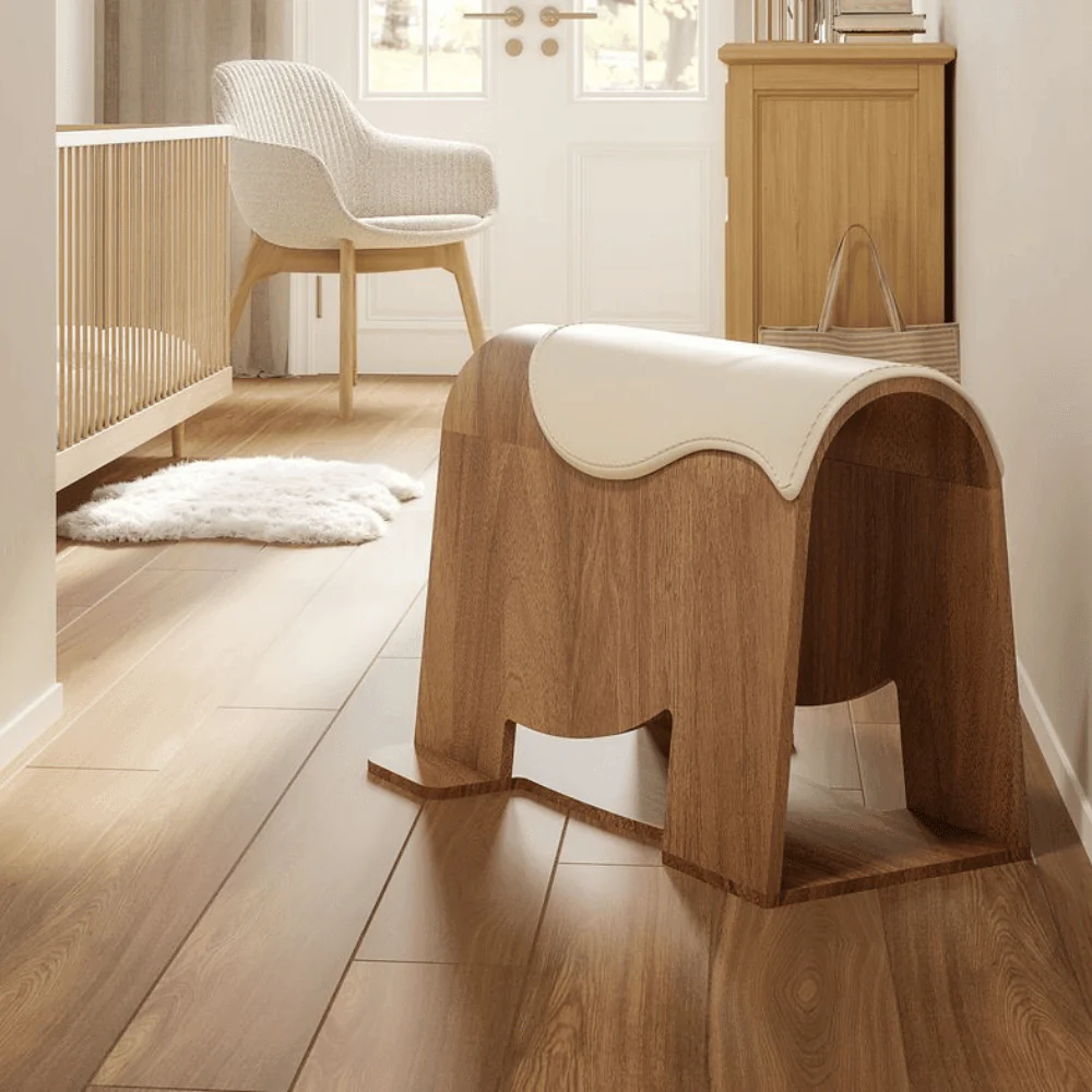 KST049 Loveseat Wooden Feature Seat Stool